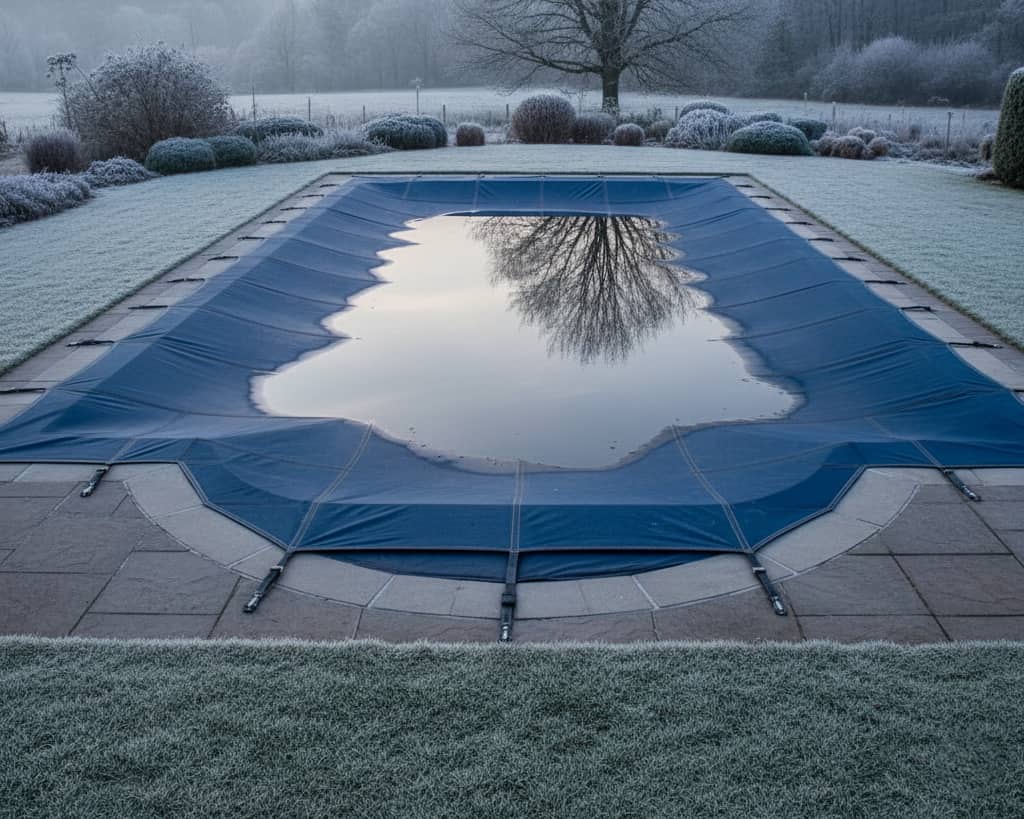 mantenimiento piscina de agua salda invierno