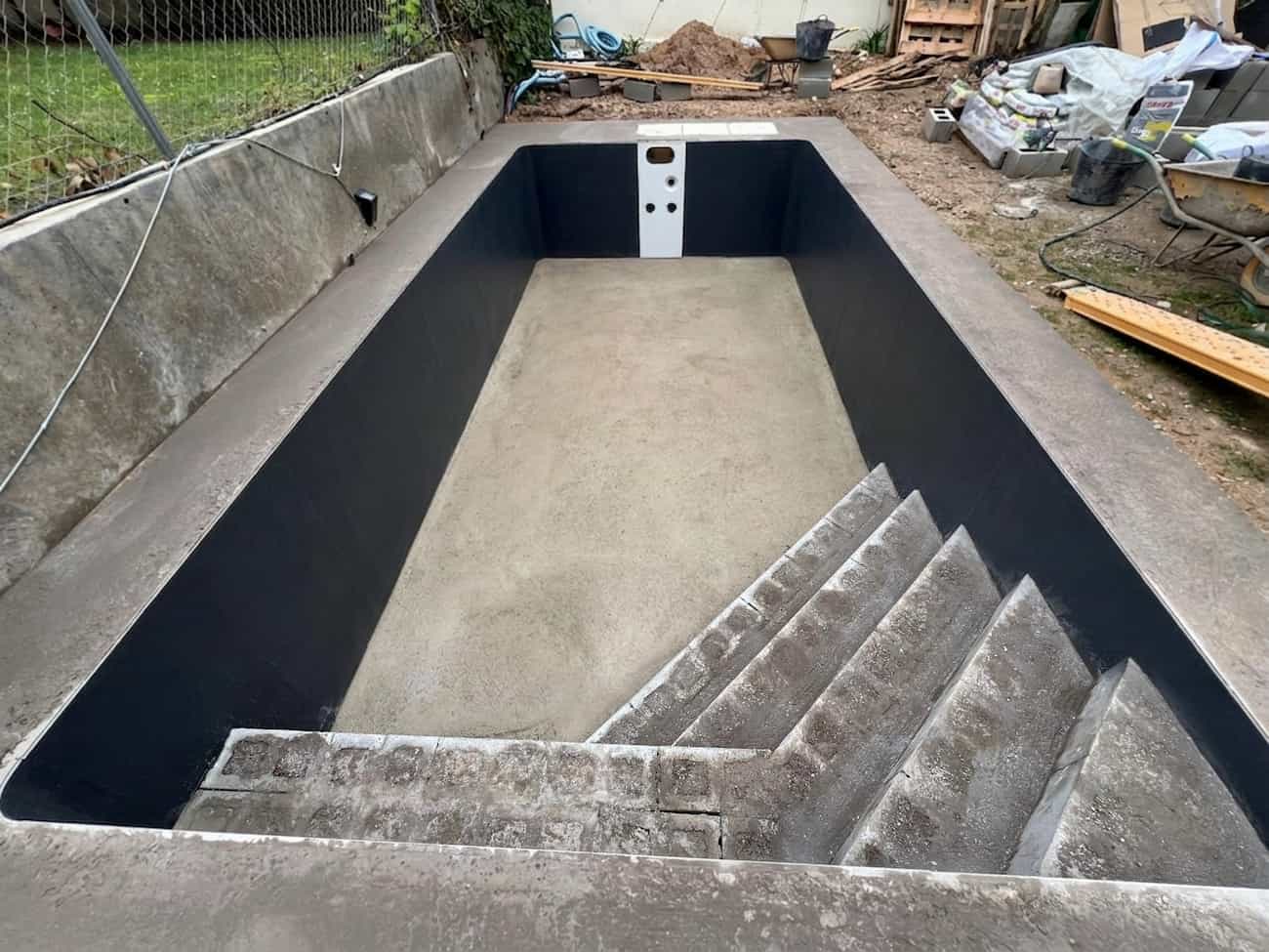 construcción de la piscina 6x3 en Zaragoza (Montecanal)