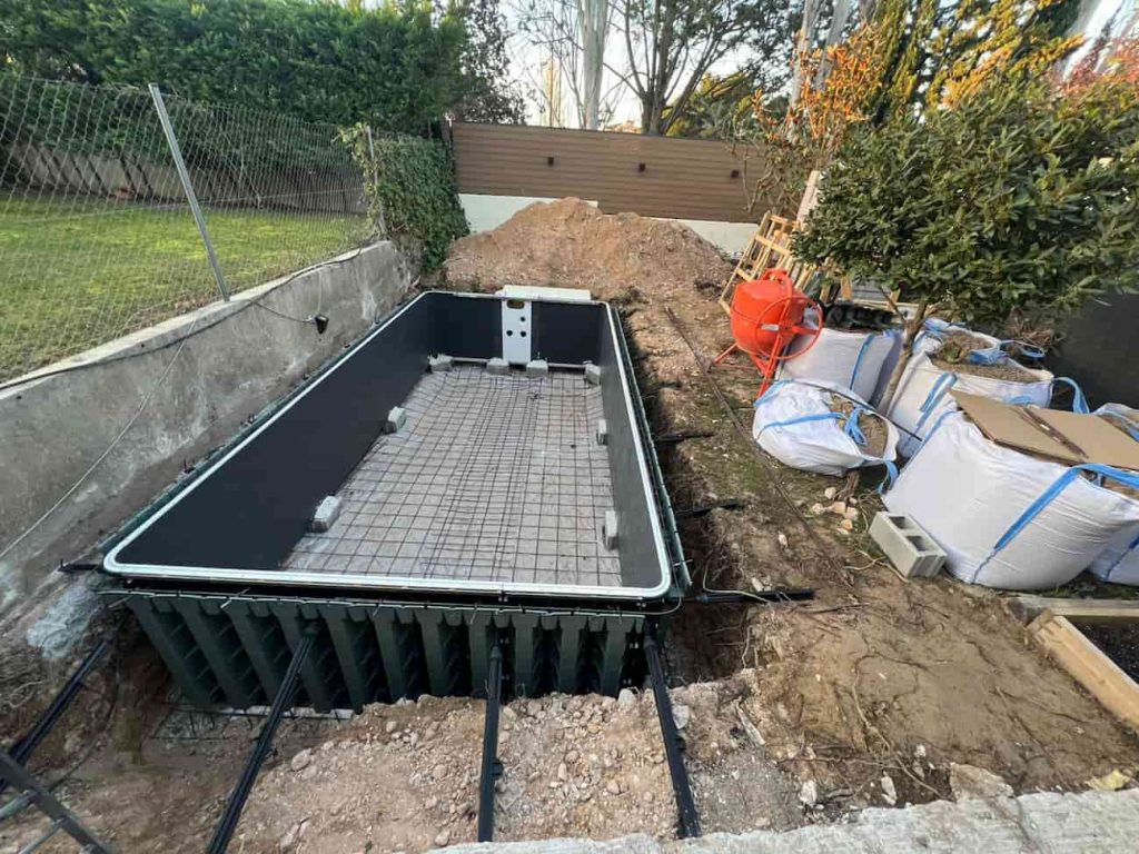 piscina de obra 6x3 en Zaragoza (Montecanal)