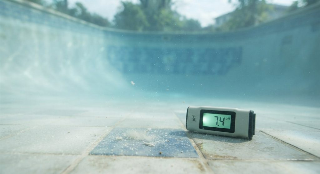 piscina turbia ph