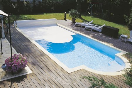 Piscinas con persiana Desjoyaux