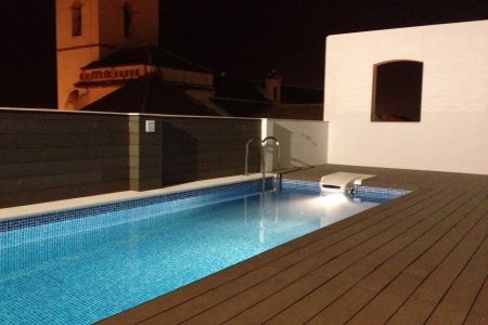 piscina en atico
